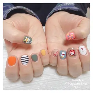ショート ネイル 🐾enen style 🐾のネイルデザイン