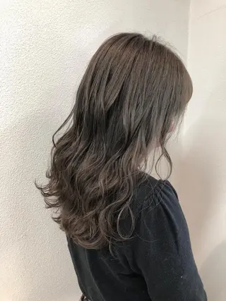 セミロング カラー ヘアアレンジ GiseL天神カラー 髪質改善/ブリーチのヘアスタイル