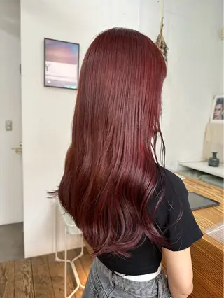 ロング カラー 暖色カラー⭐︎ fuminaのヘアスタイル