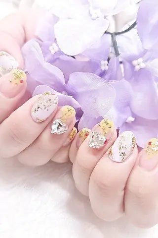 ネイル 手描きｱｰﾄ&推し活 🌟Wisteriaのネイルデザイン