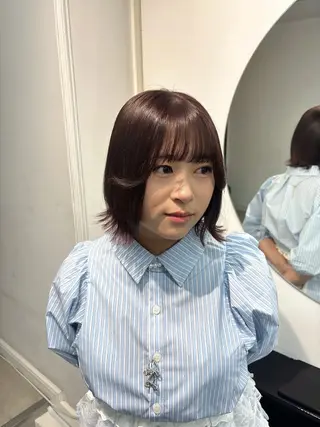 ショート カラー 渡邊 美優のヘアスタイル