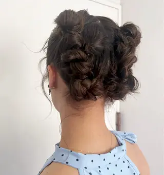 ヘアアレンジ チャコ|暖色 |ボブ•レイヤーのヘアスタイル