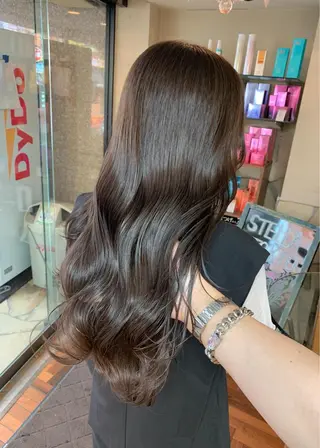 ロング カラー 矢野 晃平のヘアスタイル
