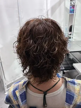 ミディアム パーマ メンズ 💈メンズパーマ特化 💈颯太のヘアスタイル