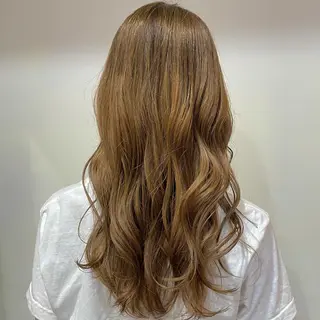 ロング カラー ヘアアレンジ REONA🪽✨薬院 レイヤーカット🫧のヘアスタイル
