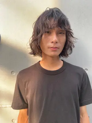 ショート カラー パーマ CEINE loqのヘアスタイル