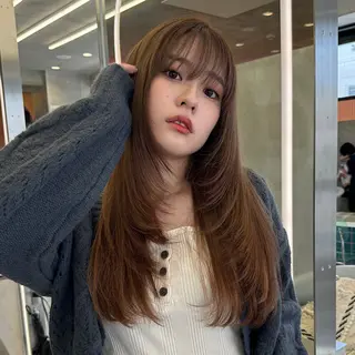 セミロング 💎韓国レイヤー/ 髪質改善💎武村侑哉のヘアスタイル