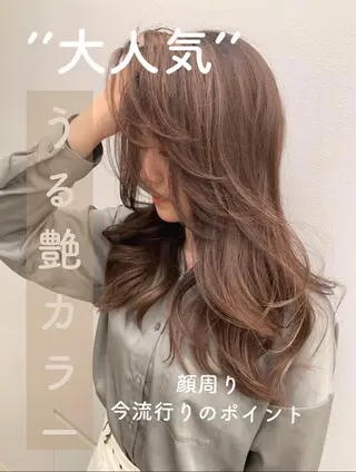 セミロング 🌿レイヤー/ブリー チ/🌿JINのヘアスタイル
