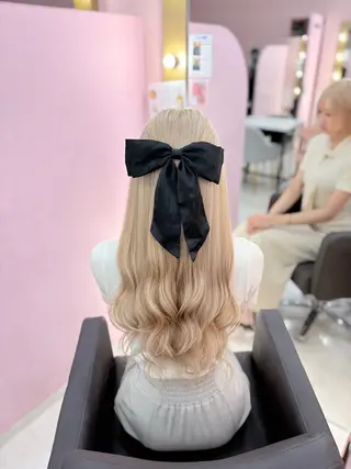 ロング カラー 甘ふわgirly🎀 ハイトーン🤍Ramのヘアスタイル