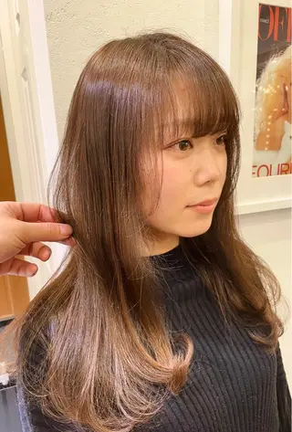 ロング 縮毛矯正/レイヤー taiga🧡のヘアスタイル