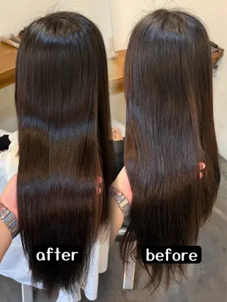 ロング 丸山 菜々子のヘアスタイル