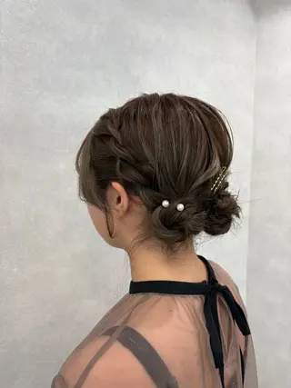 ヘアアレンジ ピンクカラーアレンジ 🩷AYANA🩷のヘアスタイル
