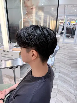 パーマ メンズ 透明感カラー🫧 幕内梨乃亜のヘアスタイル