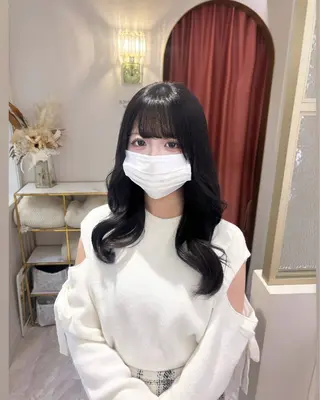 ロング 桃瀬 綾音 カラー/縮毛募集中♡のヘアスタイル