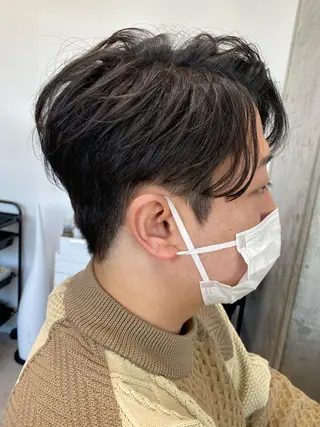 ミディアム パーマ メンズ 似合う髪型見つけます AYAKAのヘアスタイル