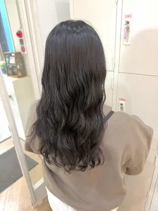 ロング パーマ 🫧のばた /クム川越🫧のヘアスタイル