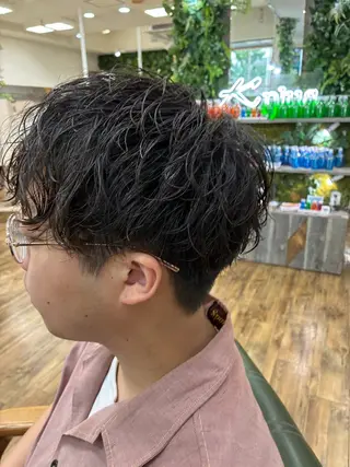 パーマ メンズ 🐰K+Plus🐰 まゆ🐰のヘアスタイル
