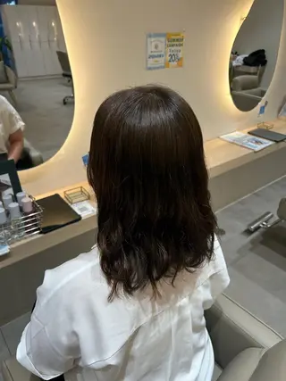 ミディアム カラー ⋆꙳オリーブ/透明感 /aiko🧼のヘアスタイル