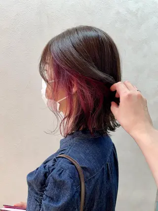 ショート カラー 加藤 産休につき8月末までのヘアスタイル