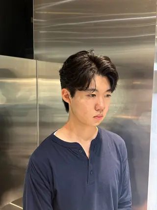 ショート パーマ メンズ 似合わせパーマ🔥 河浪 大智のヘアスタイル