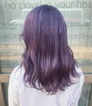 セミロング カラー YUI𓍯ｴｸｽﾃ /ﾆｭｱﾝｽｶﾗｰのヘアスタイル