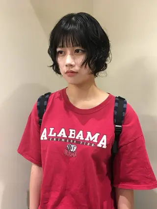 ショート パーマ natsuki /HUIのヘアスタイル