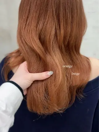 セミロング カラー 杉田 涼のヘアスタイル