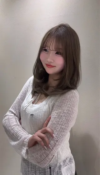 ミディアム カラー 髪質改善🫧 カラー特化/Hinaのヘアスタイル