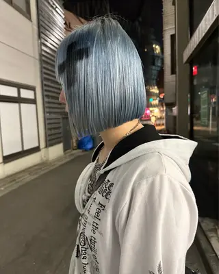 ショート 岩下昂世/ ハイトーン/デザインのヘアスタイル