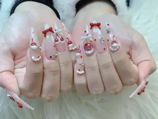 ネイル Anh ゴテゴテネイルのネイルデザイン