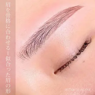 アイブロウ alchemy workzのマツエク・マツパデザイン
