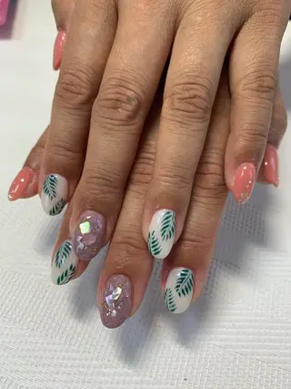 ネイル rukianail 新里のネイルデザイン