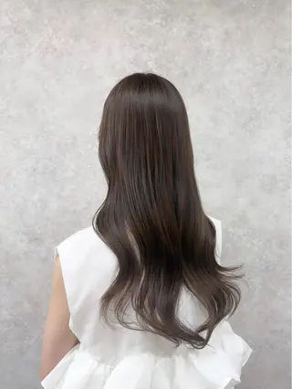 セミロング カラー 村田梨乃/ minim hairのヘアスタイル