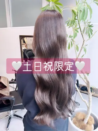 ロング 美髪矯正/シークレッ トハイライト🤍りさのヘアスタイル