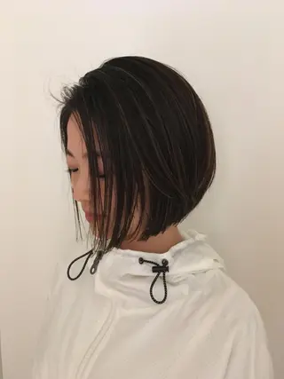 ショート カラー 坂上 岳のヘアスタイル