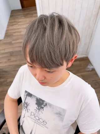カラー メンズ ハイライト⭐️上野 高広のヘアスタイル