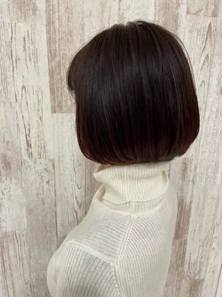 ショート カラー Oopsレイヤー 加藤澄都のヘアスタイル