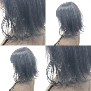 ロング カラー パーマ ヘアアレンジ メンズ キッズ 上品＆韓国風 🥀海心🥀のヘアスタイル