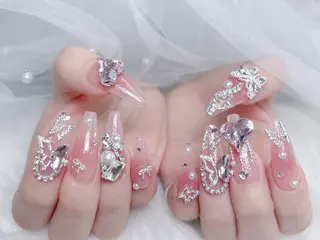 ネイル MoMoA Nail ネイル長さ出し専門店のネイルデザイン