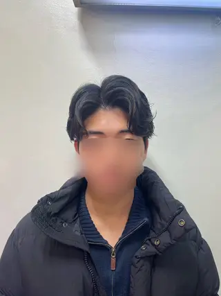 ショート パーマ メンズ 本場韓国ヘア/韓国風 メンズヘア　須田龍世のヘアスタイル
