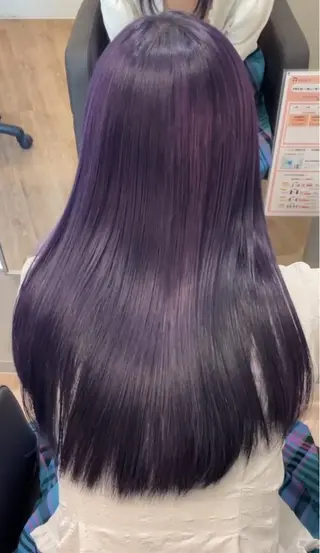 ロング カラー 吉留愛加/ 似合わせカットのヘアスタイル