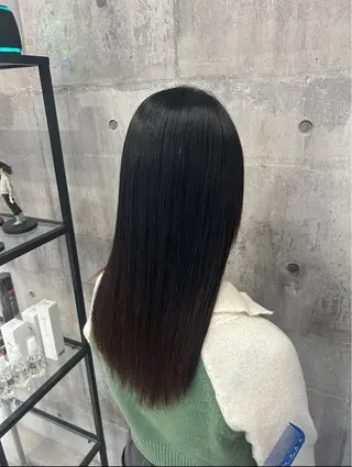 セミロング 朝ラク縮毛矯正 kiryuのヘアスタイル