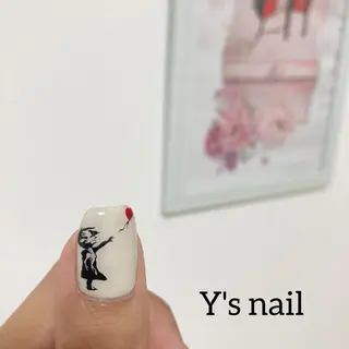 ネイル 手書きが得意🖌️ Y’s  nailのネイルデザイン