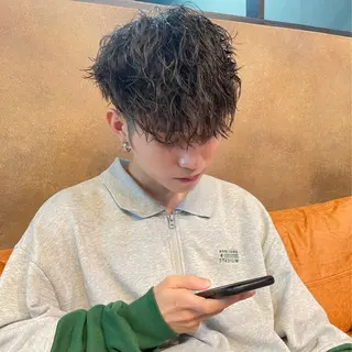 パーマ メンズ 博多No.1メンズ パーマ職人/店長のヘアスタイル