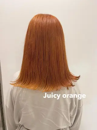 セミロング カラー ヘアアレンジ 天神レイヤーカット No.1💖マユカのヘアスタイル