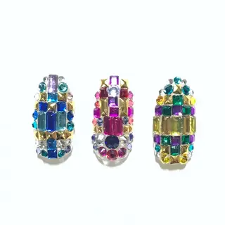 ネイル 渋谷/チップ長さ出し 👑アプレgel-xのネイルデザイン