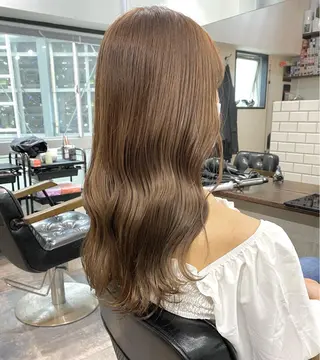 セミロング カラー ボブとパーマの達人 /美容室難民の方是非のヘアスタイル
