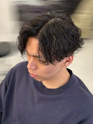 ショート パーマ メンズ スパイキーショート/ 海外風特化/田代悠大のヘアスタイル