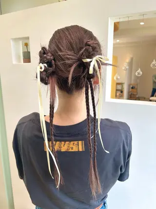 ロング ヘアアレンジ mayu .のヘアスタイル