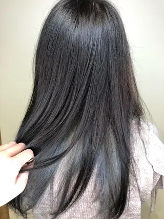 セミロング カラー メンズヘア特化 崎田 成人のヘアスタイル